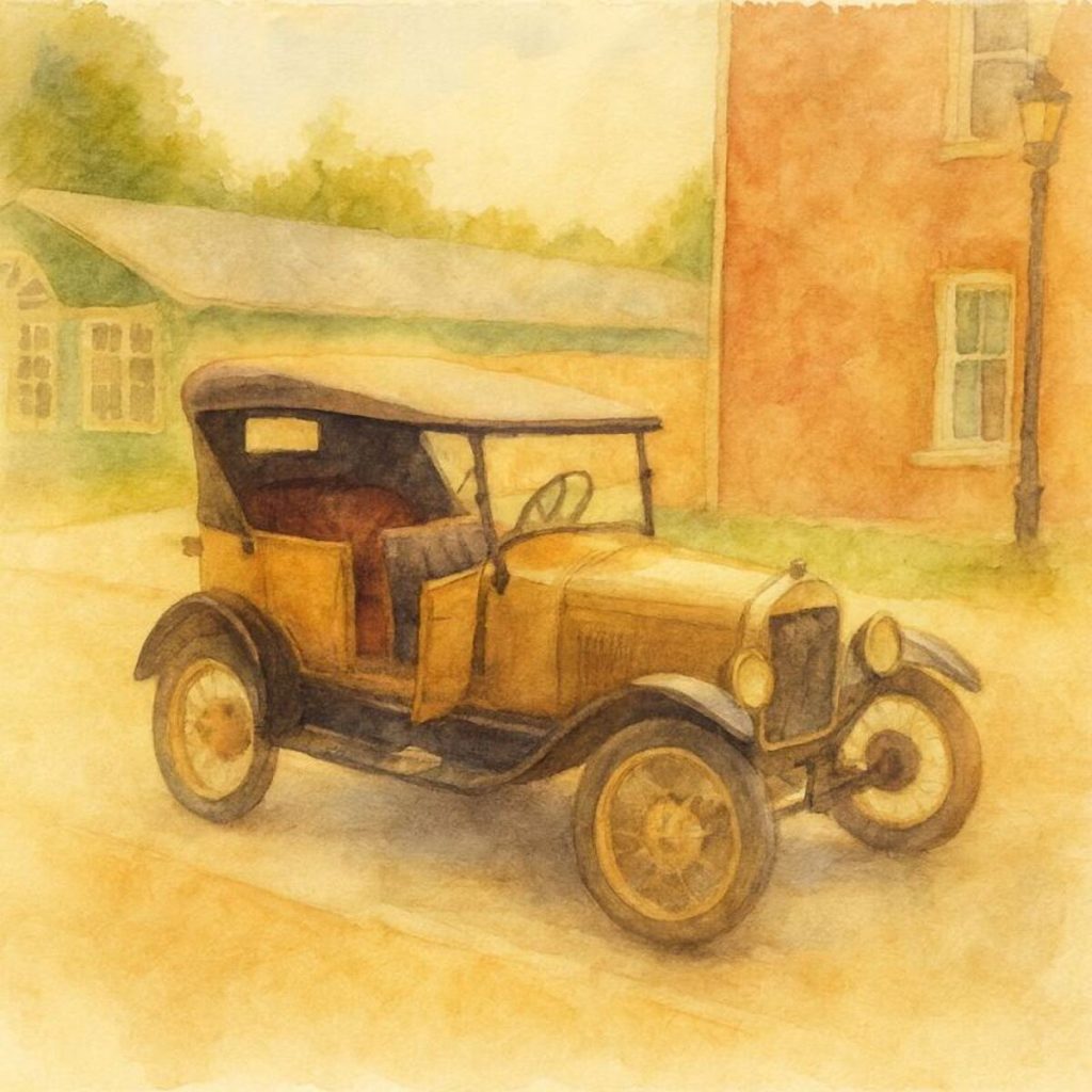 Editorial illustration for The Ford Family: When Succession Almost Failed
