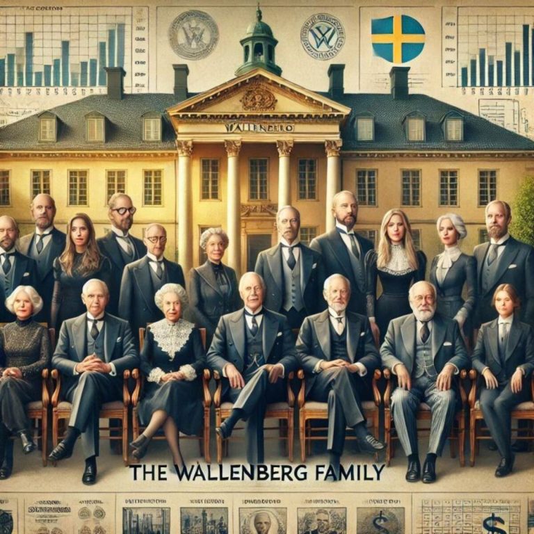 Editorial illustration for The Wallenbergs: Ownership as an Office